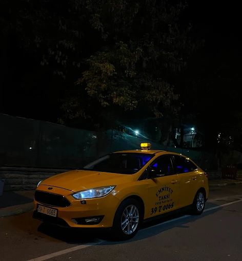 Kırklareli Emniyet Taksi gece hizmet veren tepe lambalı taksi aracı